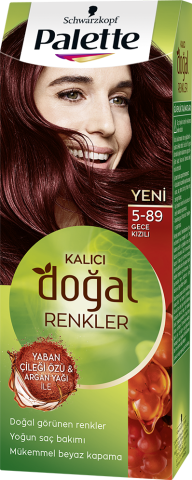 Palette Doğal  Renkler Saç Boyası 5-89 Gece Kızılı