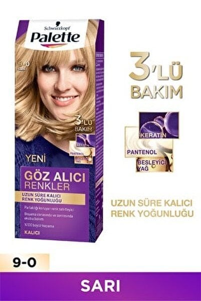 Palette Göz Alıcı Renkler 9-0 Sarı