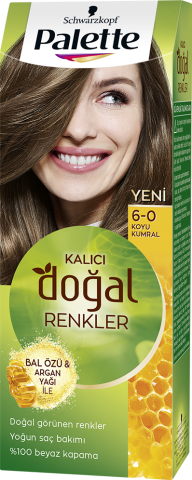 Palette Doğal Renkler Saç Boyası 6-0 Koyu Kumral