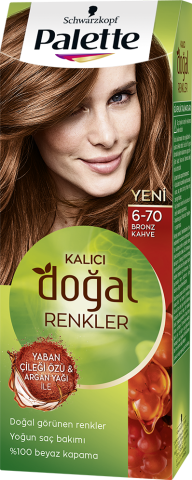 Palette Doğal  Renkler Saç Boyası 6-70 Bronz Kahve