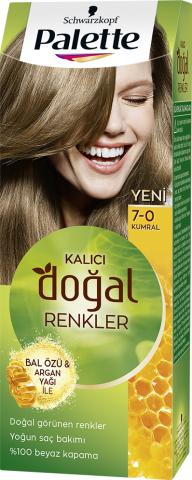 Palette Doğal Renkler Saç Boyası 7-0 Kumral