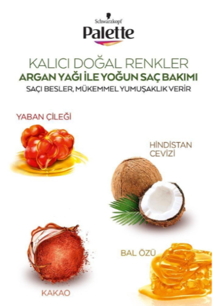Palette Doğal  Renkler Saç Boyası 4-0 Kahve
