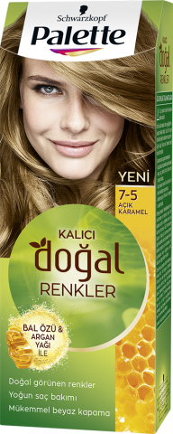 Palette Doğal Renkler Saç Boyası 7-5 Açık Karamel