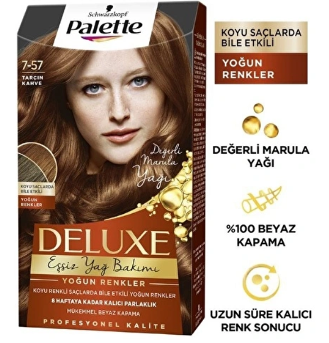 Palette Deluxe Saç Boyası 7-57 Tarçın Kahve