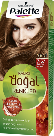 Palette Doğal  Renkler Saç Boyası 7-57 Tarçın Kahve