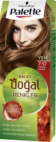 Palette Doğal  Renkler Saç Boyası 7-57 Tarçın Kahve