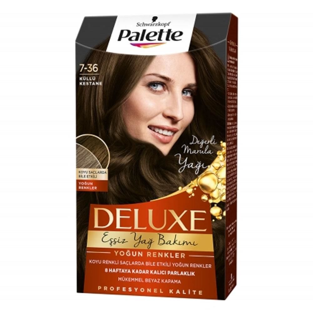 Palette Deluxe Saç Boyası 7-36 Küllü Kestane