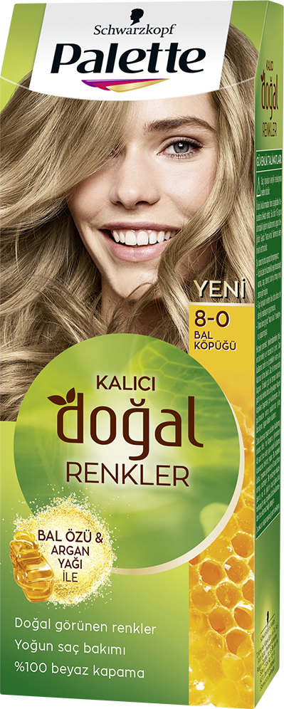 Palette Doğal Renkler Saç Boyası 8-0 Bal Köpüğü