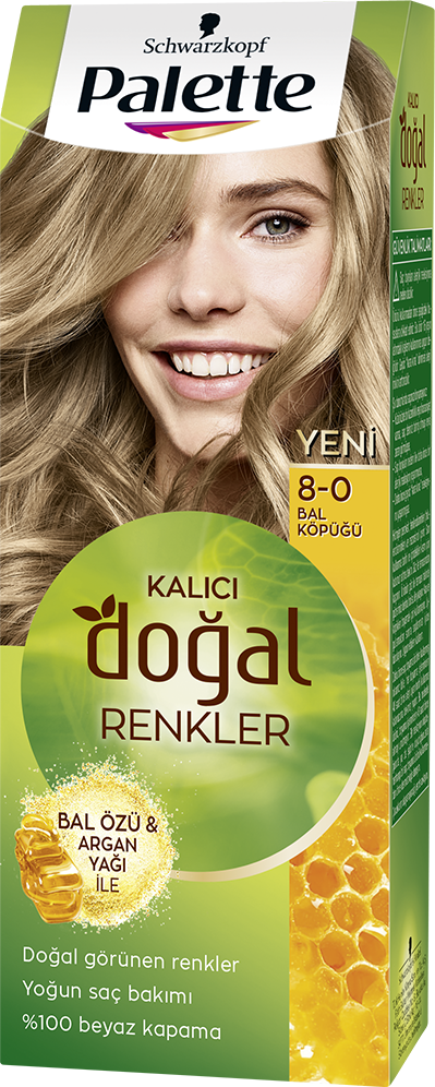 Palette Doğal Renkler Saç Boyası 8-0 Bal Köpüğü