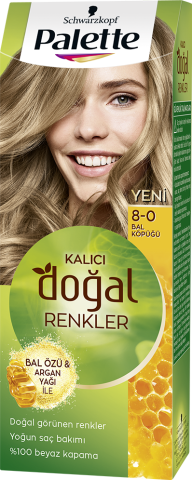 Palette Doğal Renkler Saç Boyası 8-0 Bal Köpüğü