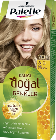 Palette Doğal Renkler Saç Boyası 8-0 Bal Köpüğü