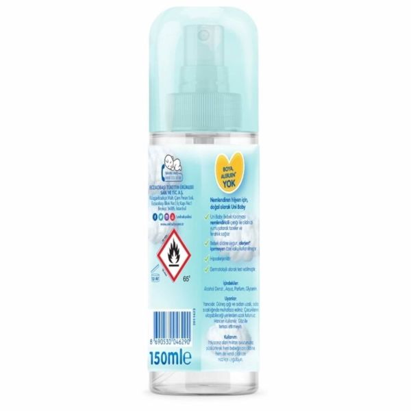 Unı Baby Çiçeksi Ferahlık Bebek Kolonya 150 ml