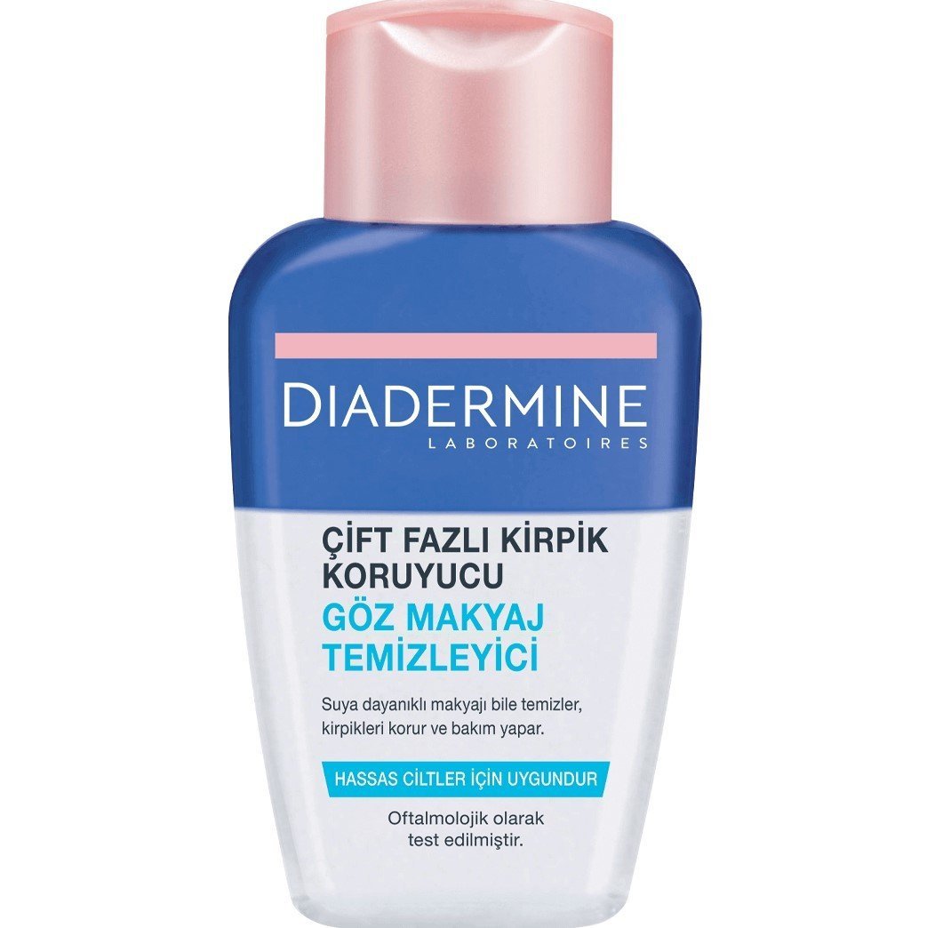 Diadermine Çift Fazlı Kirpik Koruyucu Göz Makyaj Temizleyici 125 ML