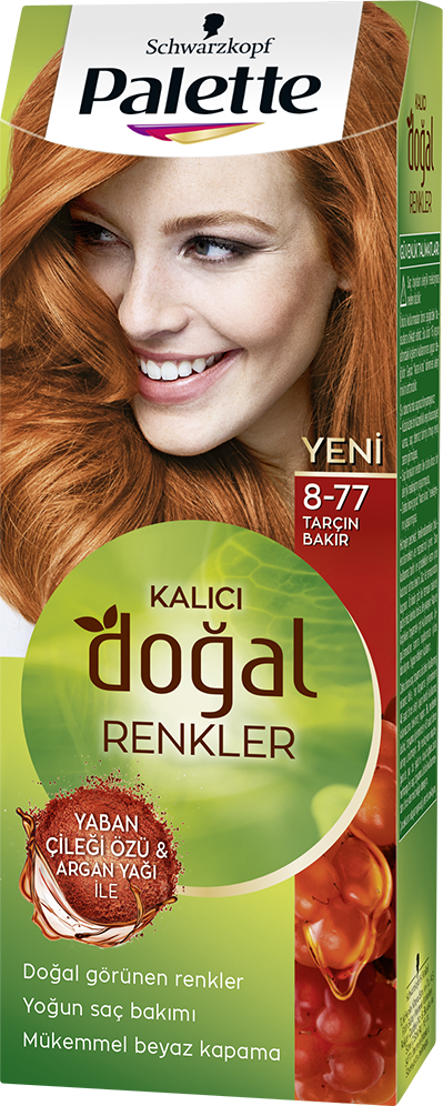 Palette Doğal Renkler Saç Boyası 8-77 Tarçın Bakır