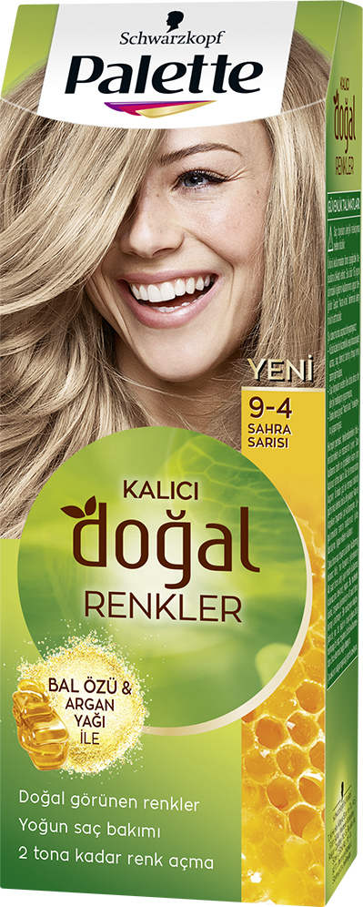 Palette Doğal Renkler Saç Boyası 9-4 Sahra Sarısı