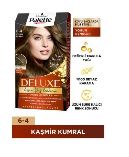 Palette Deluxe Saç Boyası 6-4 Kaşmir Kumral
