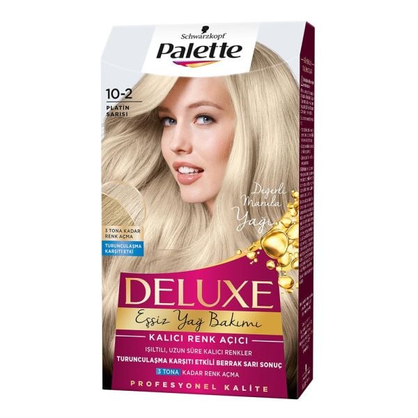 Palette Deluxe Saç Boyası 10-2 Platin Sarısı
