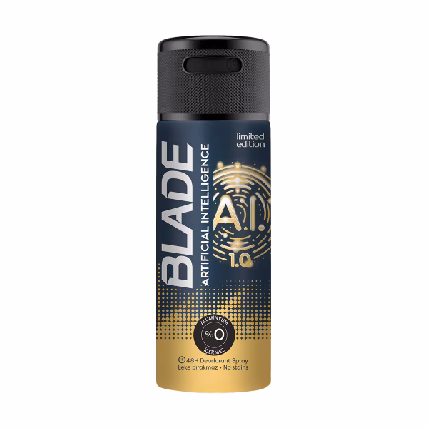 BLADE ERKEK DEODORAT 150 ML ALÜMİNYUM İÇERMEZ