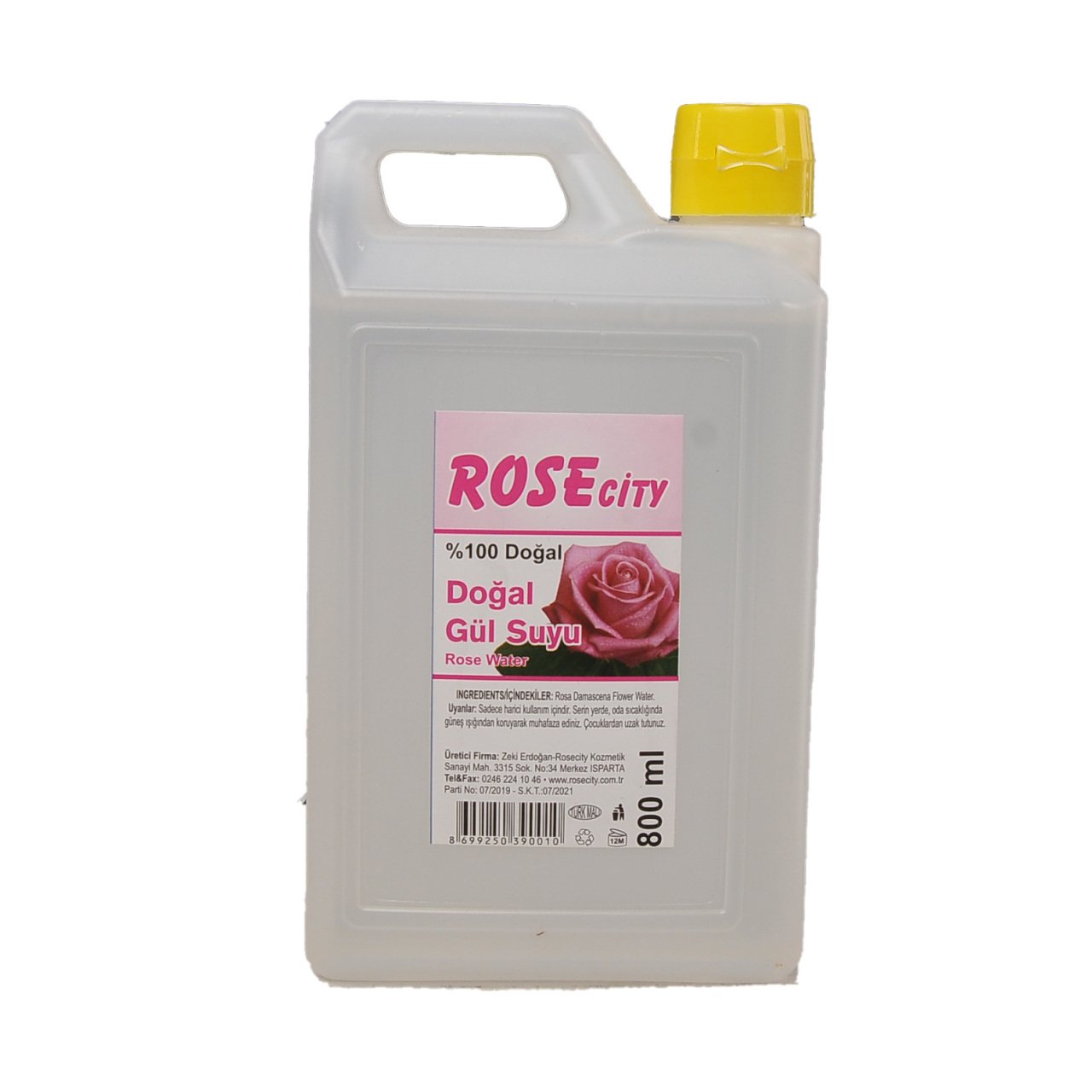 Rose Doğal Gülsuyu 800 ml