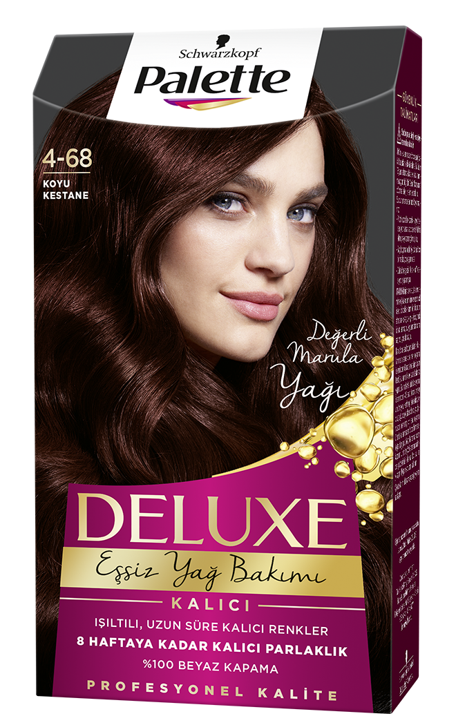 Palette Deluxe Saç Boyası 4-68 Koyu Kestane