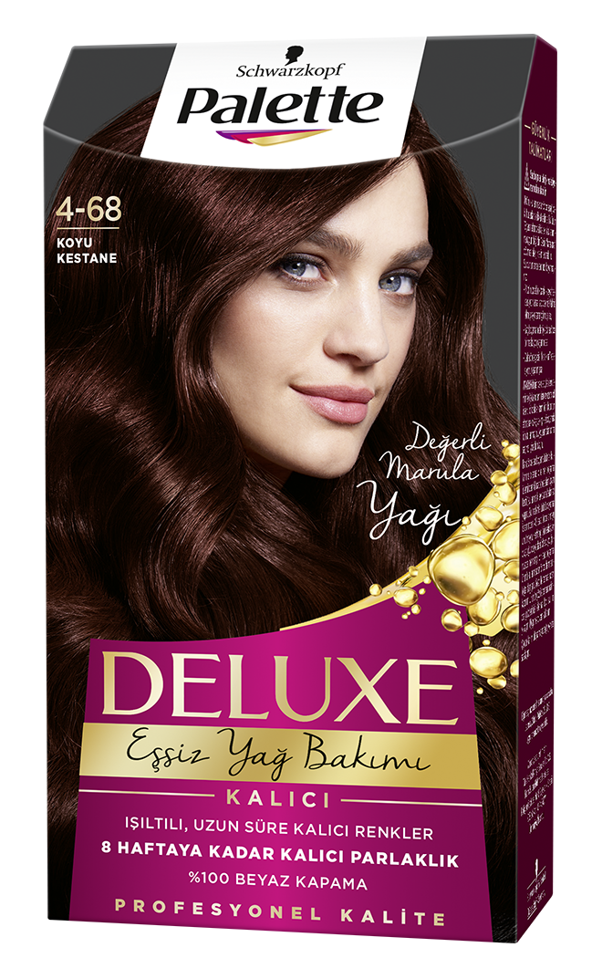 Palette Deluxe Saç Boyası 4-68 Koyu Kestane