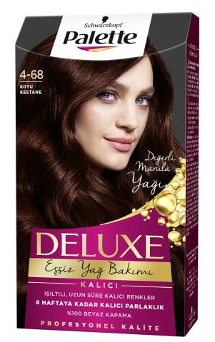 Palette Deluxe Saç Boyası 4-68 Koyu Kestane