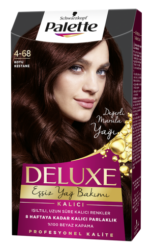 Palette Deluxe Saç Boyası 4-68 Koyu Kestane
