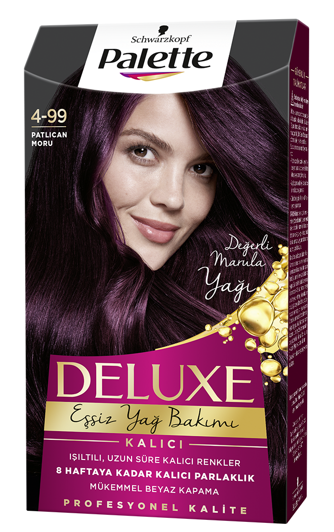 Palette Deluxe Saç Boyası 4-99 Patlıcan Moru