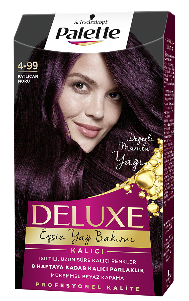 Palette Deluxe Saç Boyası 4-99 Patlıcan Moru