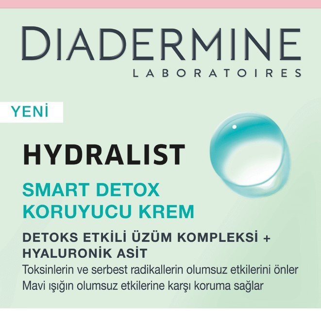 Diadermine Hydralıst Smart Detox Koruyucu Gündüz Krem 50 ML