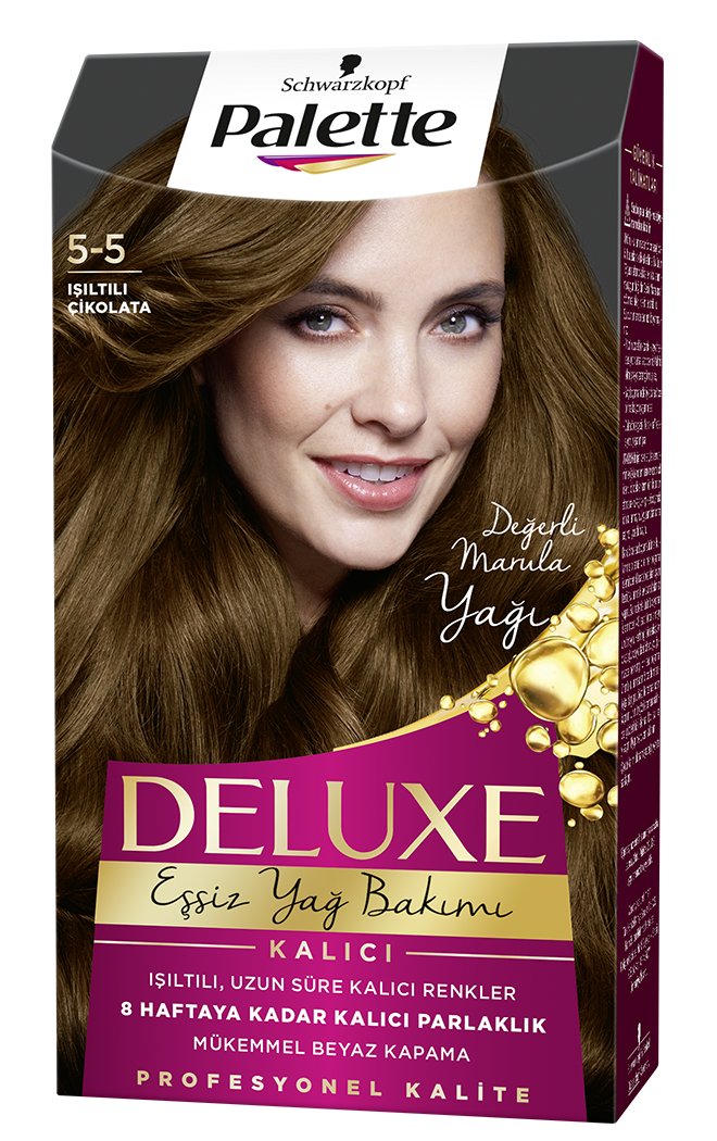 Palette Deluxe Saç Boyası 5-5 Işıltılı Çikolata
