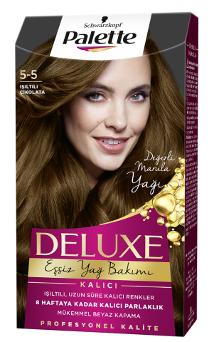 Palette Deluxe Saç Boyası 5-5 Işıltılı Çikolata