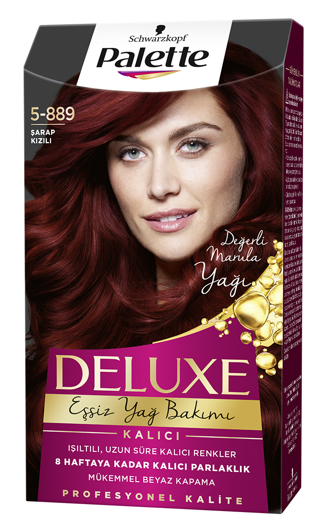 Palette Deluxe Saç Boyası 5-889 Şarap Kızılı