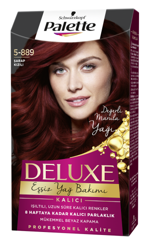 Palette Deluxe Saç Boyası 5-889 Şarap Kızılı