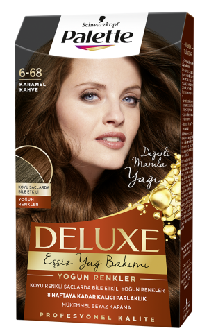 Palette Deluxe Saç Boyası 6-68 Karamel Kahve