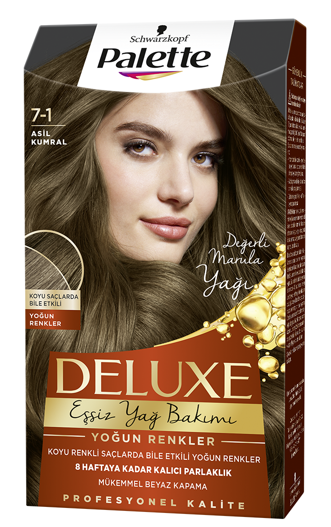 Palette Deluxe Saç Boyası 7-1 Asil Kumral