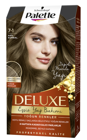 Palette Deluxe Saç Boyası 7-1 Asil Kumral