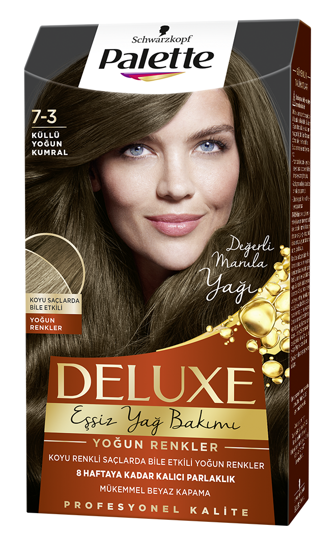 Palette Deluxe Saç Boyası 7-3 Küllü Yoğun Kumral