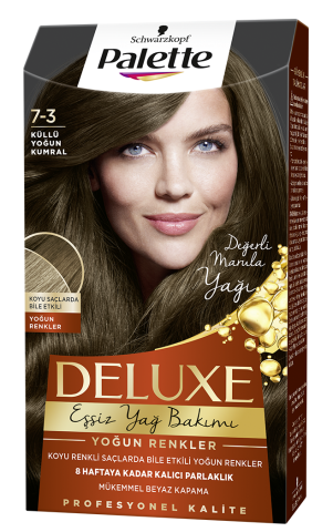 Palette Deluxe Saç Boyası 7-3 Küllü Yoğun Kumral