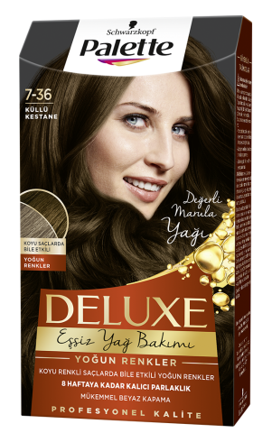Palette Deluxe Saç Boyası 7-36 Küllü Kestane