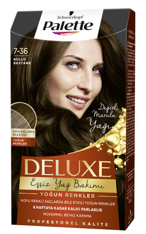 Palette Deluxe Saç Boyası 7-36 Küllü Kestane