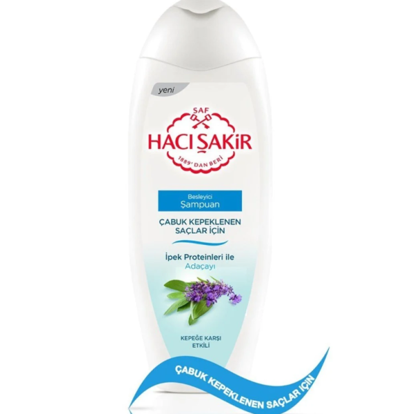 Hacı Şakir Çabuk Kepeklenen Saçlar İçin Adaçay Özlü Şampuan 500 ml