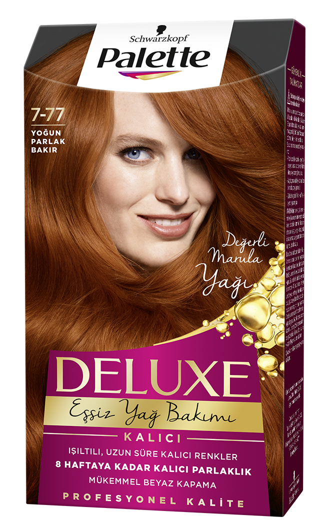 Palette Deluxe Saç Boyası 7-77 Yoğun Parlak Bakır