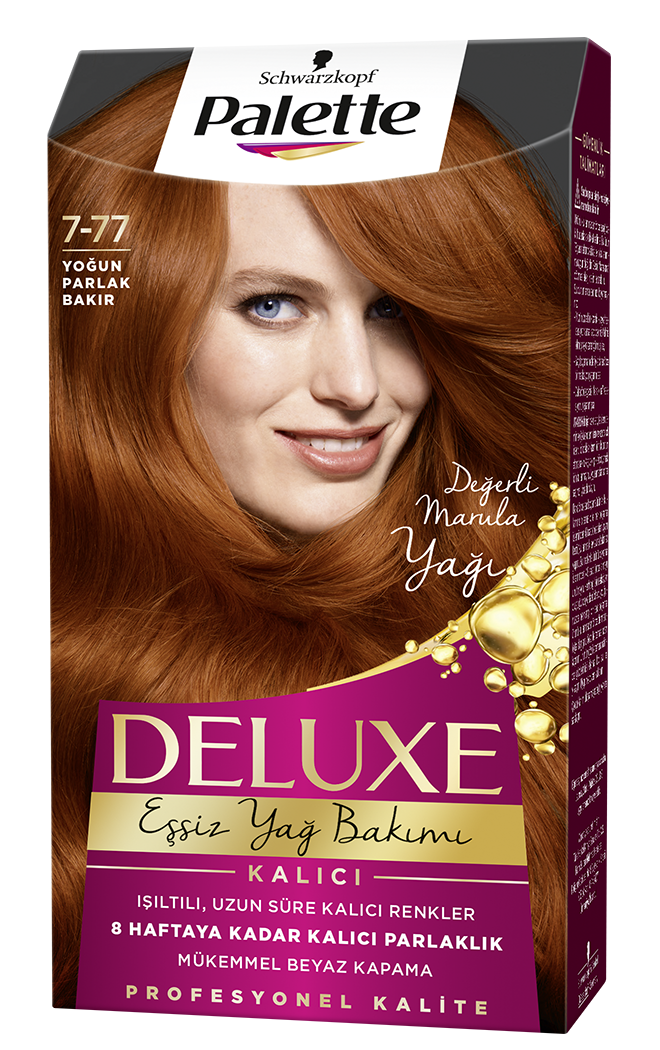 Palette Deluxe Saç Boyası 7-77 Yoğun Parlak Bakır