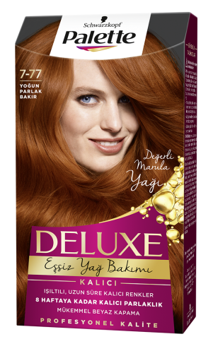 Palette Deluxe Saç Boyası 7-77 Yoğun Parlak Bakır