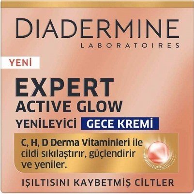 Diadermine Expert Active Glow Yenileyici Gece Kremi 50 ML