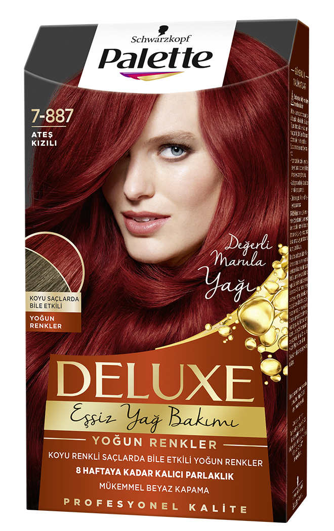 Palette Deluxe Saç Boyası 7-887 Ateş Kızılı