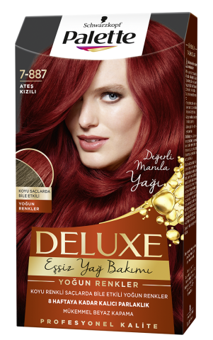 Palette Deluxe Saç Boyası 7-887 Ateş Kızılı