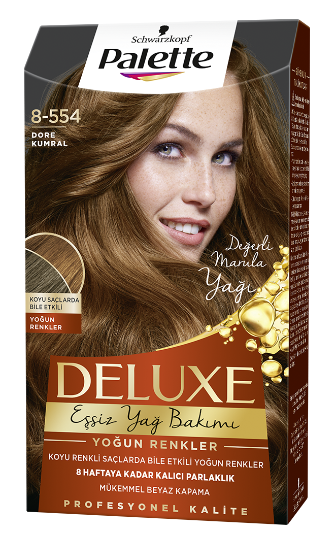 Palette Deluxe Saç Boyası 8-554 Dore Kumral
