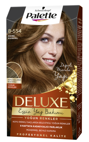 Palette Deluxe Saç Boyası 8-554 Dore Kumral